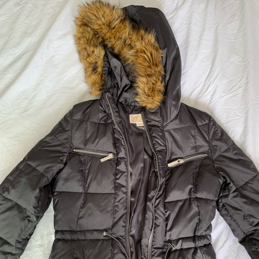 Michael Kors faux fur Hooded Down Coat
